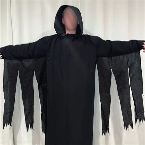 Scream 6 robe - SCREAM 6 Robe Halloween Ghostface Costume, Scream Cloak, Black Hooded Scream Robe, Horror Hooded Cloak (150) Sale Price £182.18 £ 182.18